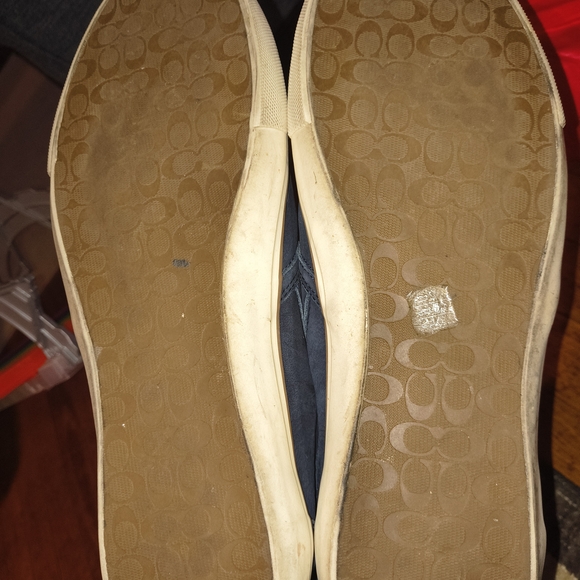 Coach Men\'s Blue Slip-On Shoes